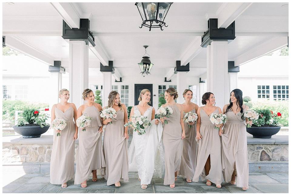 Bridesmaids at The Ryland Inn