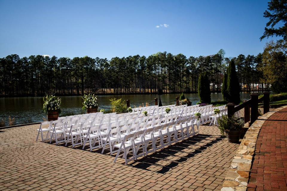 Panoramic lake view