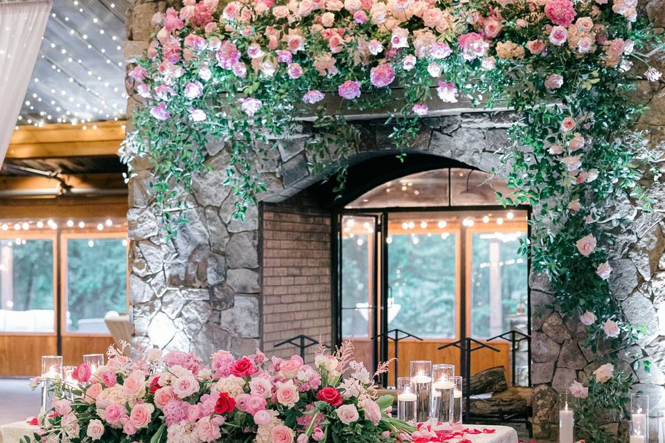 Fireplace in Pink!