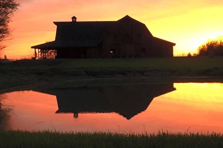 At the Bloomfield Barn, we specialize in gorgeous sunsets. The secluded setting, while easy to access from main highways, lets the beauty of nature paint the backdrop for your special day.  Enjoy covered outdoor spaces, an open patio or the grassy field and tree-lined pond.  Whatever you have in mind, Bloomfield Barn is the picture-perfect spot for your wedding celebration.