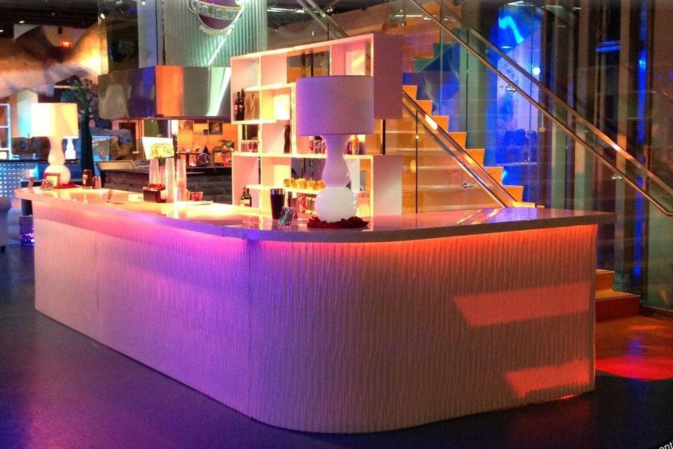 Our Wave Bar with LED lights! | Just Bars
