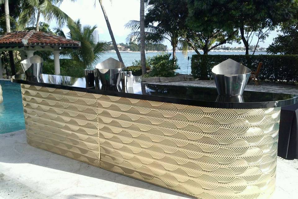 Gatsby Gold Mirrored Bar!! | Just Bars