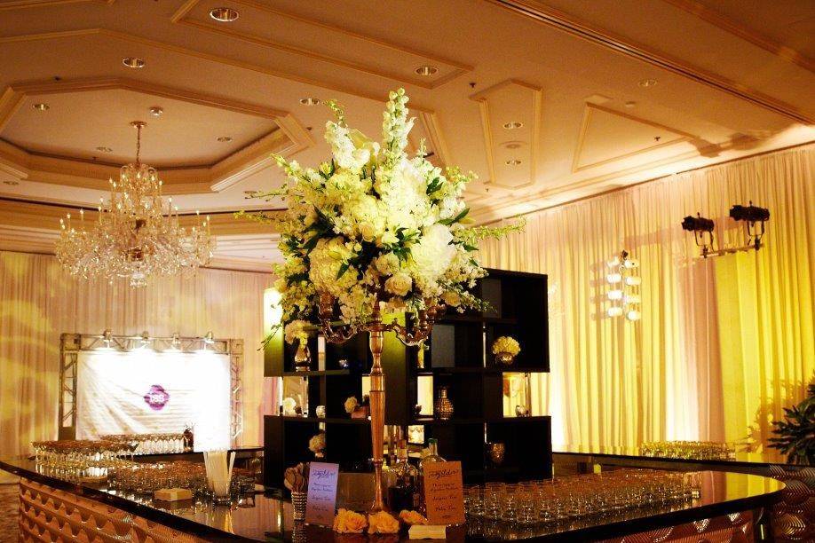 The gorgeous and elegant Gatsby Gold Mirrored Bar! | Just Bars