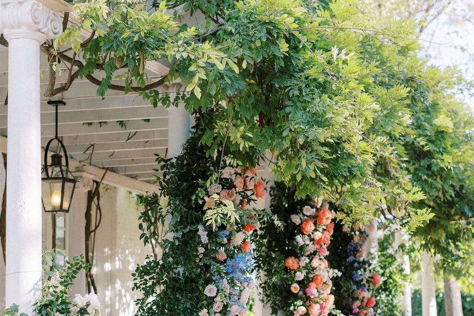 Floral Adorned Trellis