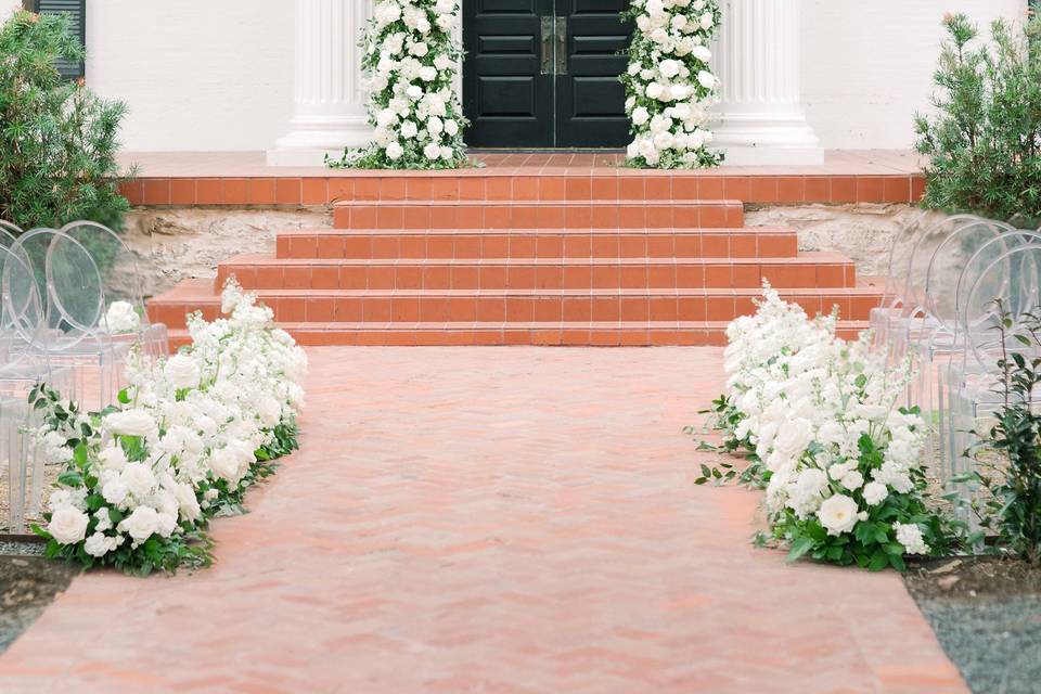 Ceremony on the Front Steps