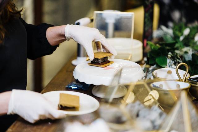 Full service s'mores bar