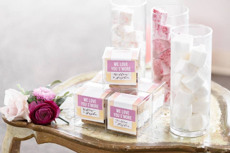 S'mores kits and mallows