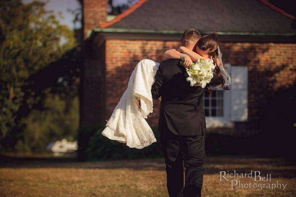 Carrying the bride