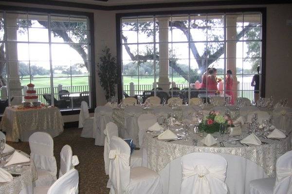 Bride and bridesmaids