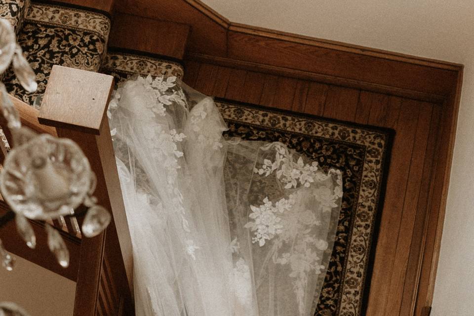 Bride on Stairs