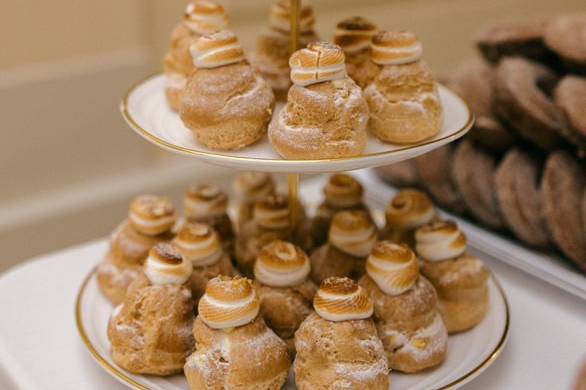 Lemon Meringue Cream Puffs