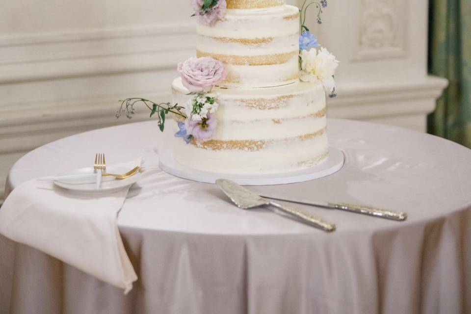 Naked Cake Rosecliff Mansion