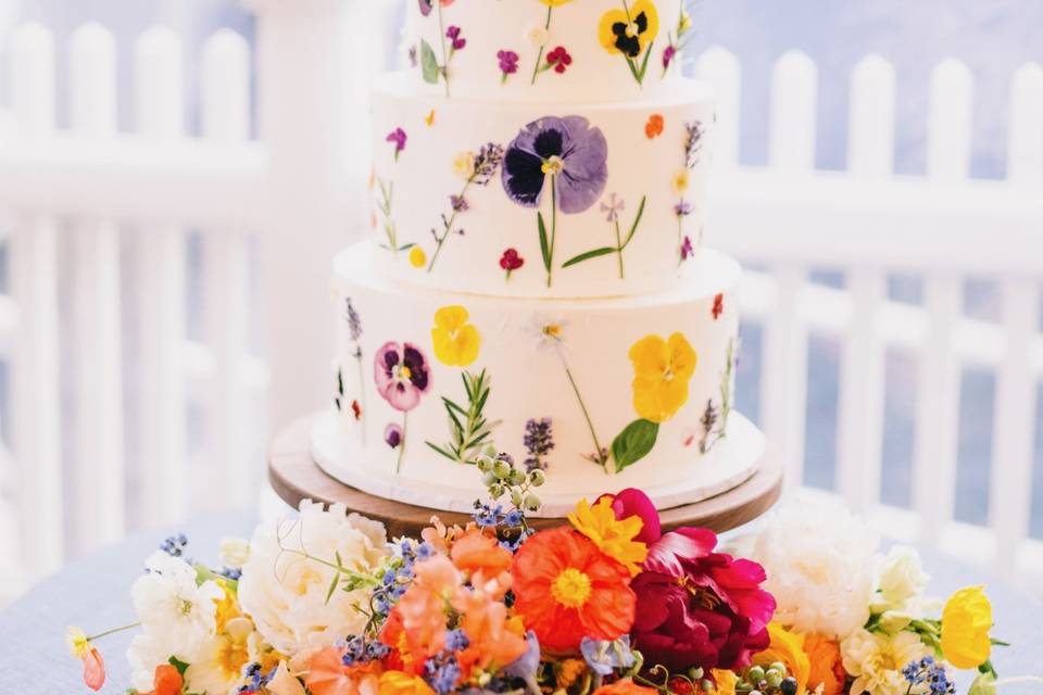 Pressed Flower Cake Regatta