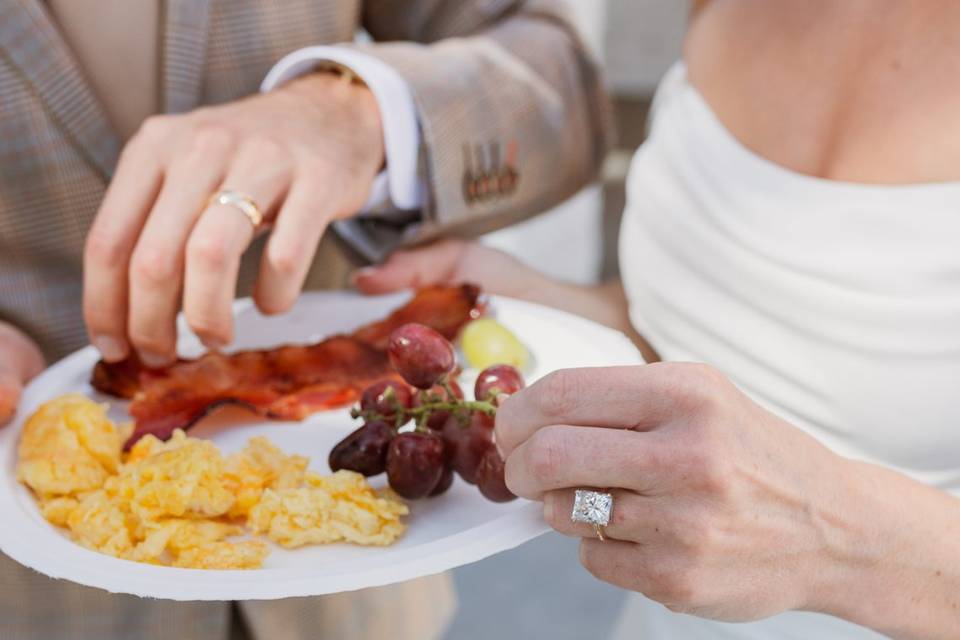 Breakfast for wedding?! YES