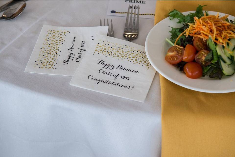 Piquant Planning's menu