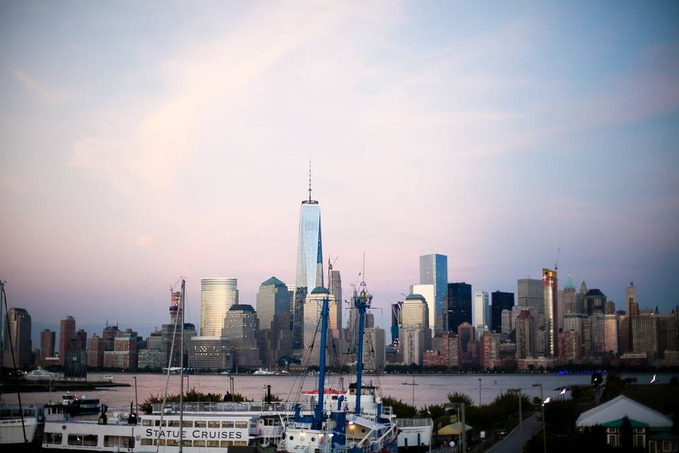 Marina and New York City View
