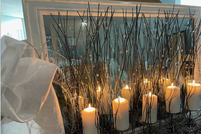 Rustic candlelight