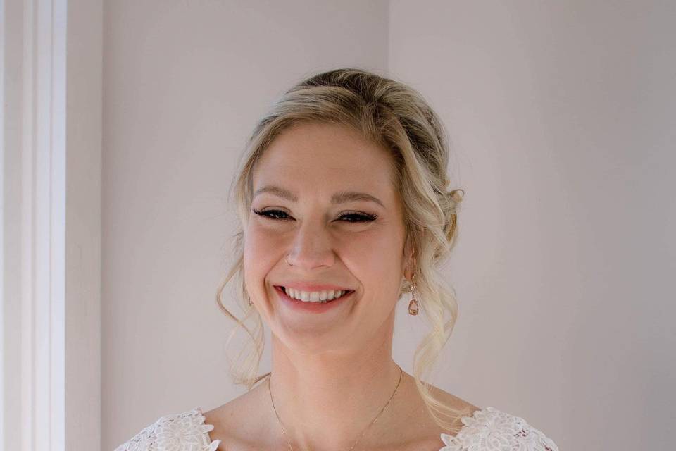 Happy bride