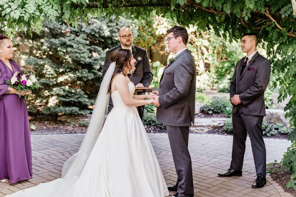 Exchanging vows