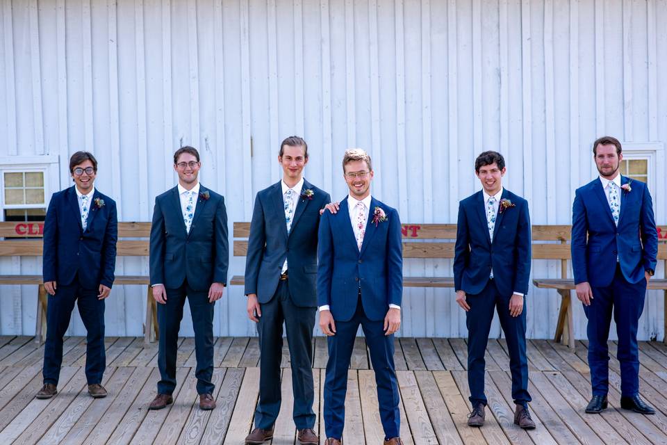 The Groom and his Men