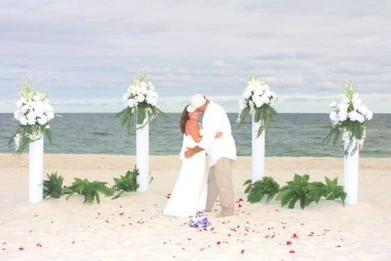 Couple kissing
