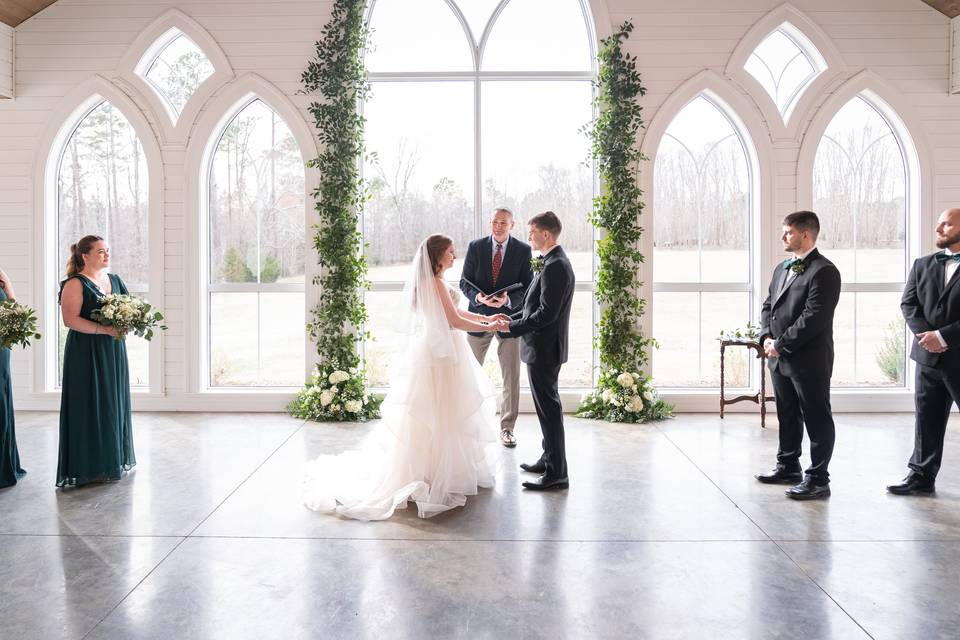 Ceremony full of light
