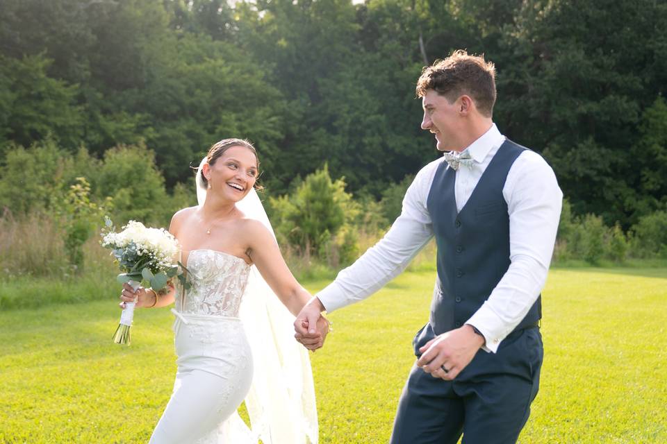 Frolicking as husband & wife