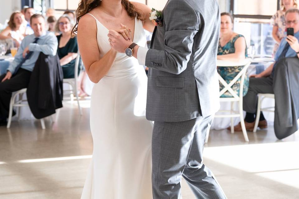 Couple's first dance