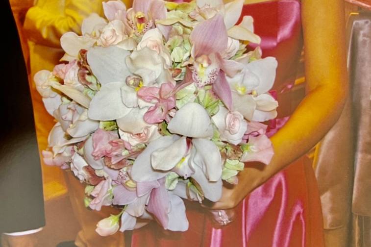 Large tropical pink bridal