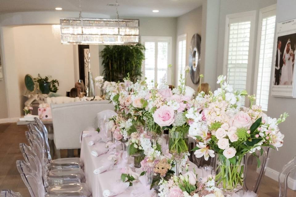 Bridal shower  table