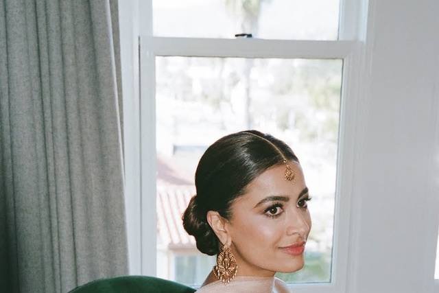 Low Bridal Bun