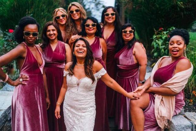 Custom bridesmaids dresses