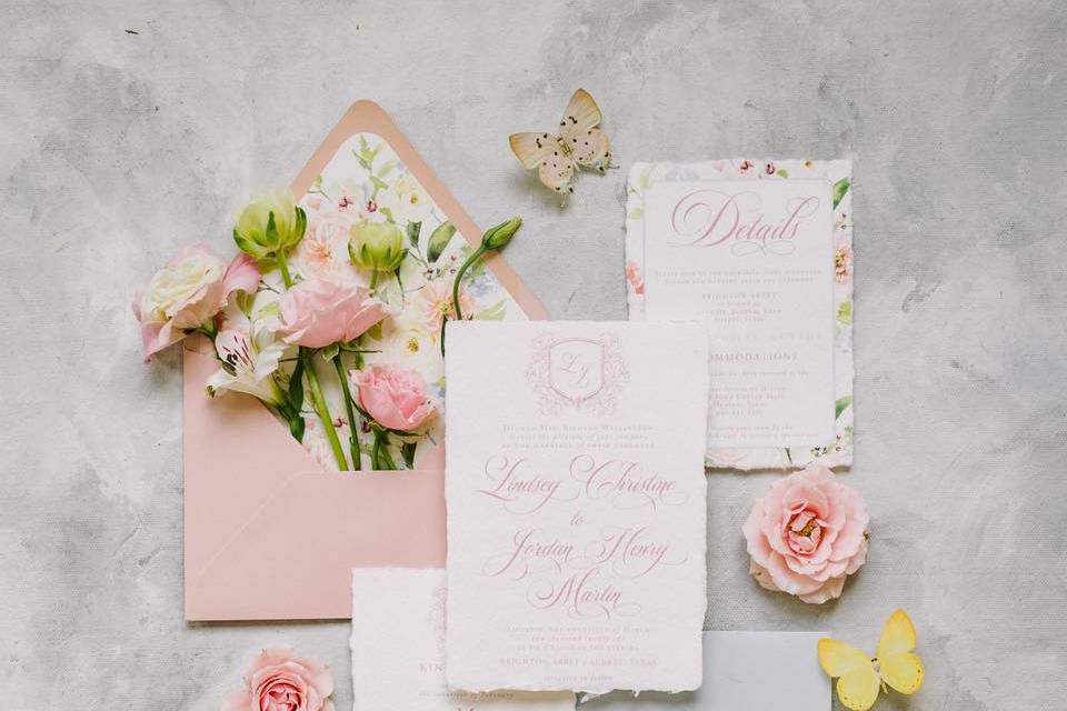 Handmade Paper Invitations