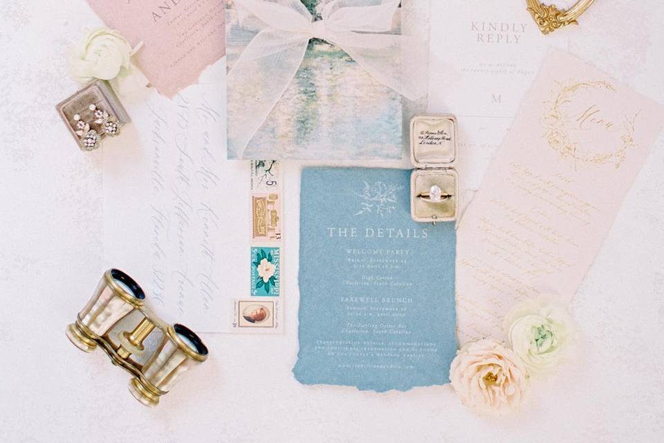 Handmade Paper Invitations