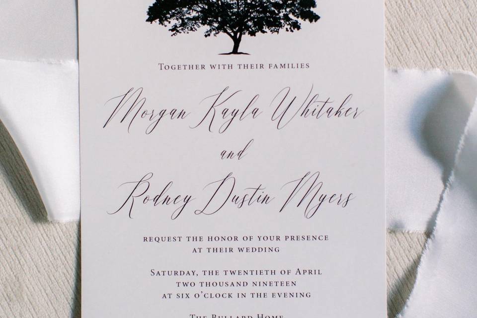 Southern Wedding Invitation