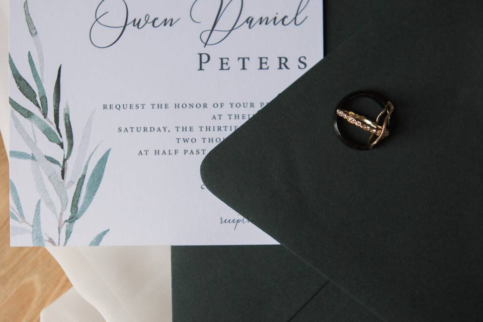 Minimalist Wedding Invitation