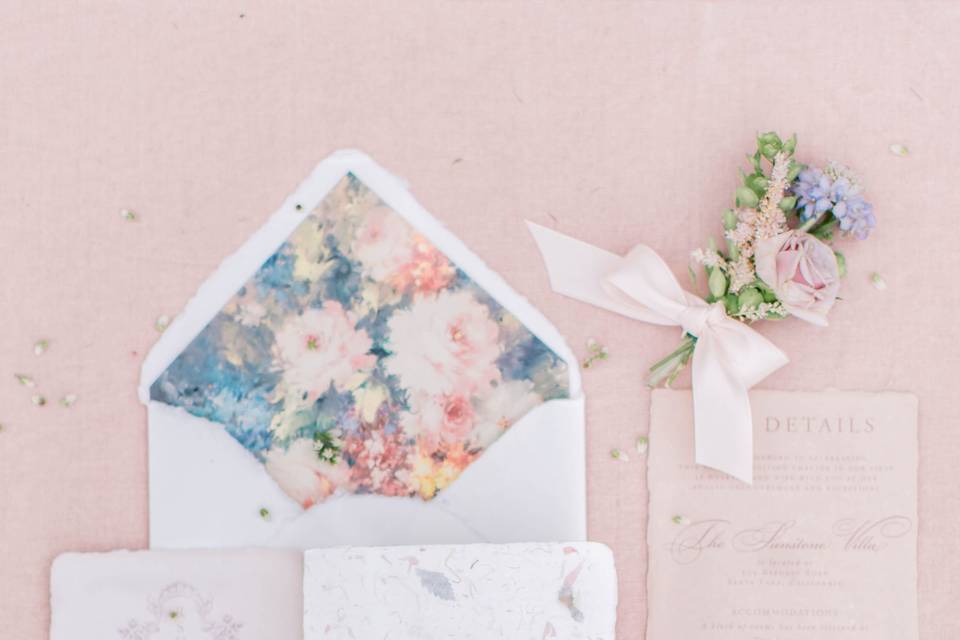 Handmade Paper Invitations