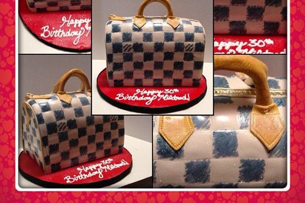 Jean's Cakes - Louis Vuitton handbag Cake Happy Birthday