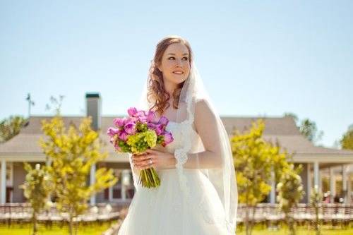 Bride on the dock