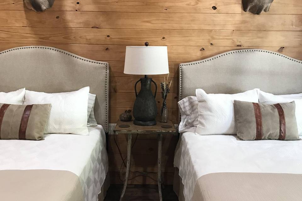 Guest house with deer decor