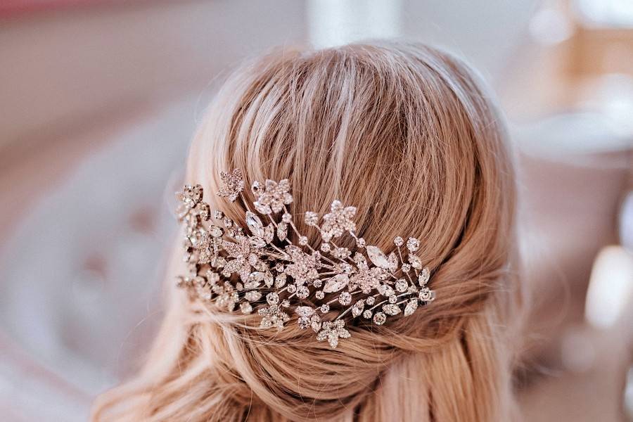 Zara Swarovski hair comb