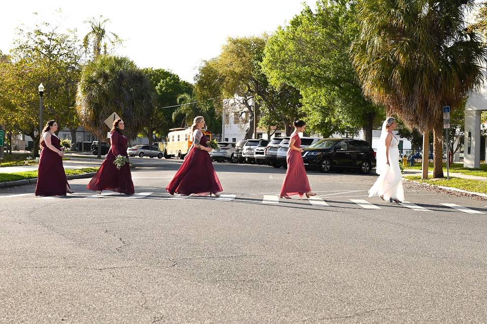 Bride & Bridesmaids