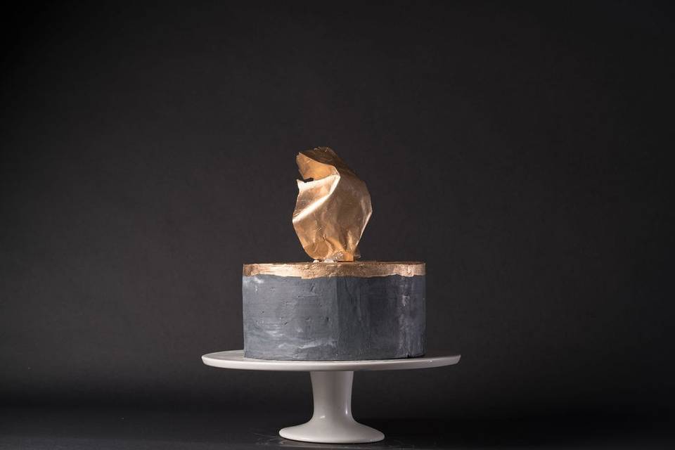 Cake from the Concrete and Gold collection