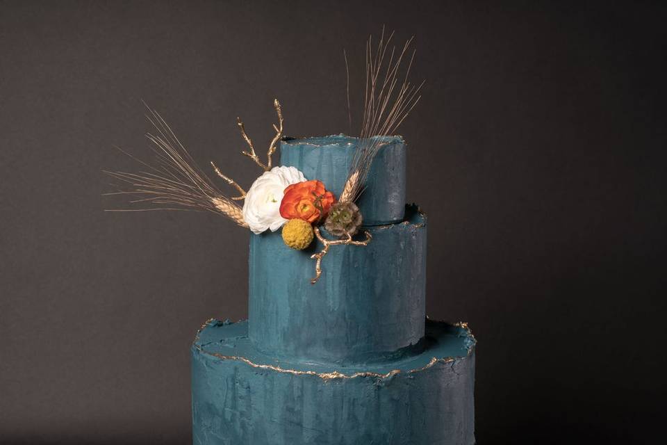 Boho-inspired cake