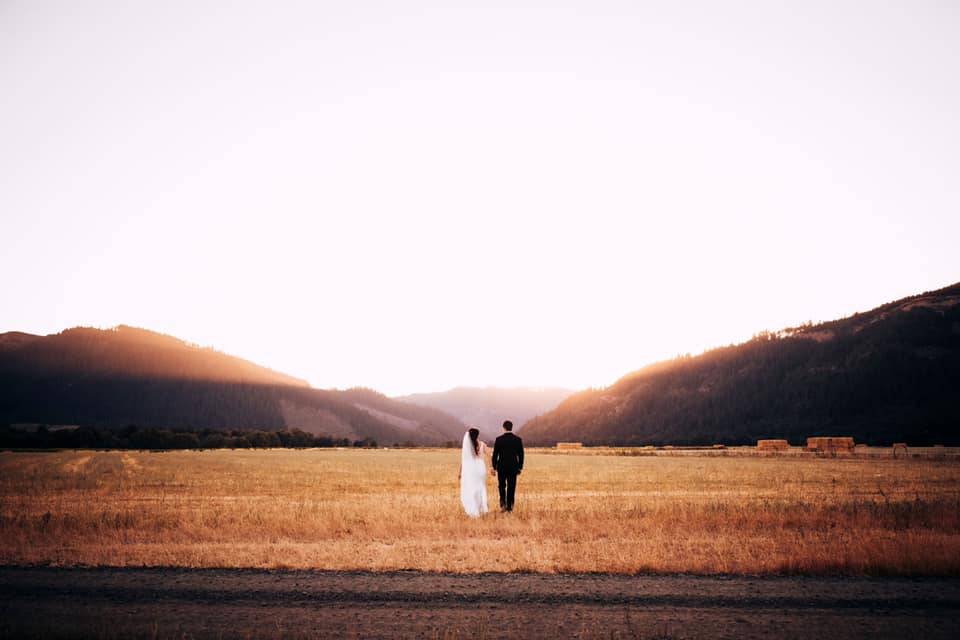 Stunning scenery for the big day