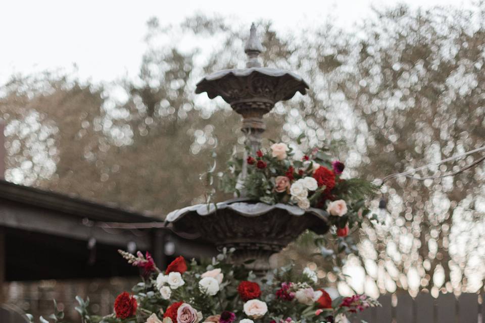 Flowers in the Fountain