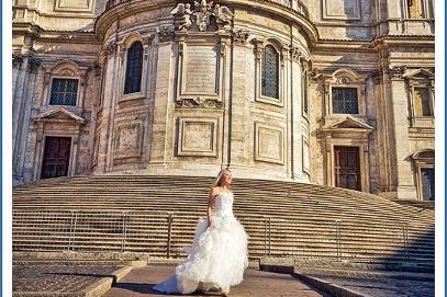 wedding photo take in Rome,Italy