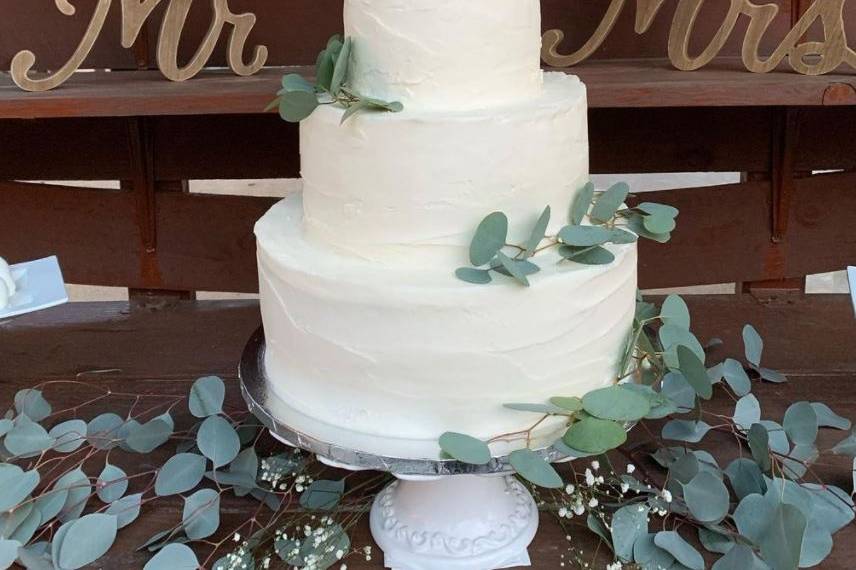 The wedding cake