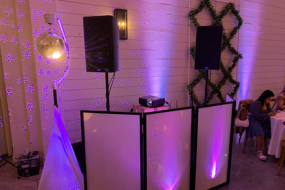 Pink Uplighting