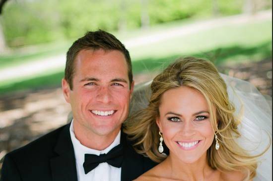 The bride and groom